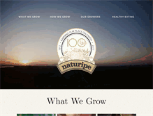 Tablet Screenshot of naturipefarms.com